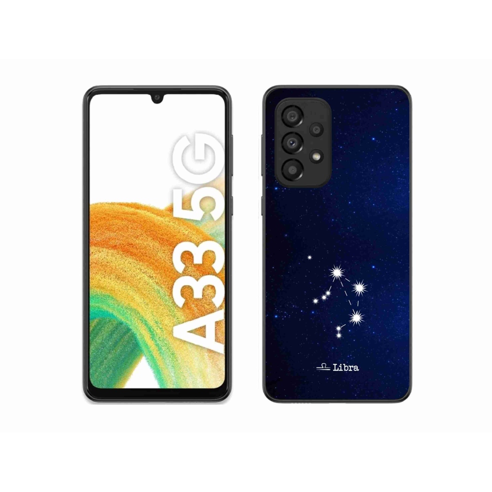 Gelový kryt mmCase na Samsung Galaxy A33 5G - souhvězdí Váhy