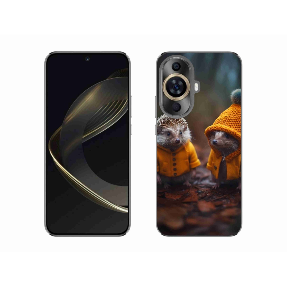 Gelový kryt mmCase na Huawei Nova 11 - ježci