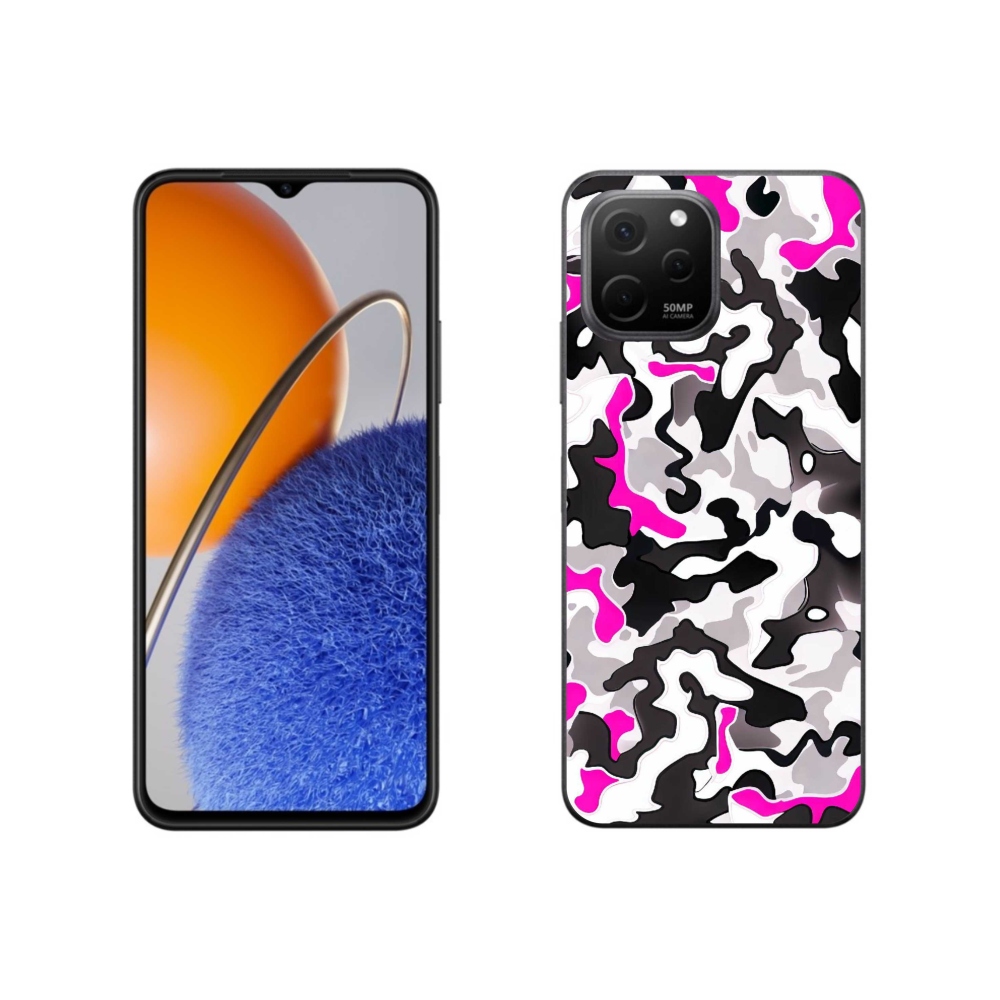 Gelový kryt mmCase na Huawei Nova Y61 - maskáčový vzor 5