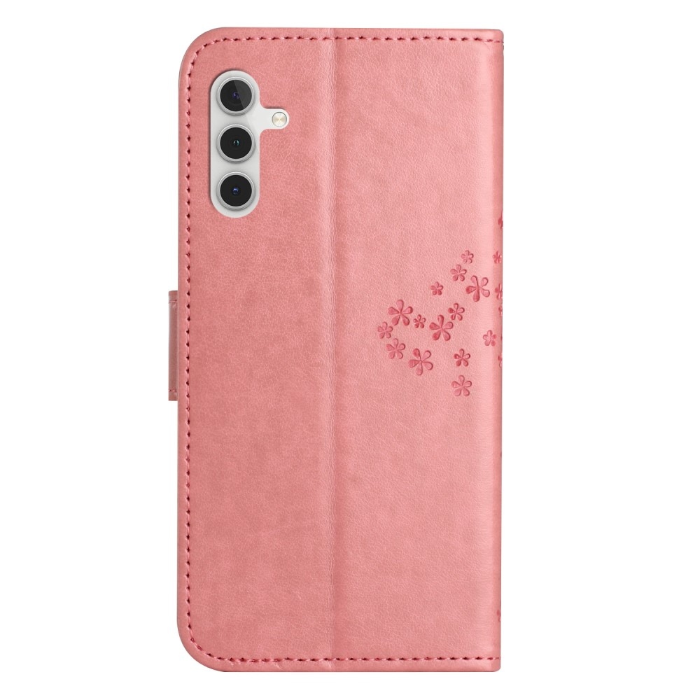 Tree knížkové pouzdro na Samsung Galaxy M15 5G - růžové