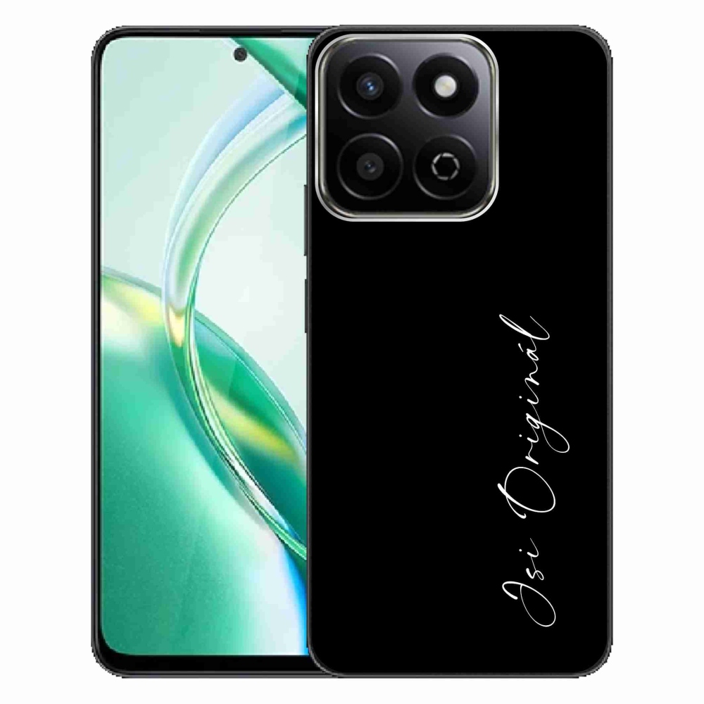 Gelový kryt mmCase na Honor 200 Smart 5G - jsi originál černé pozadí