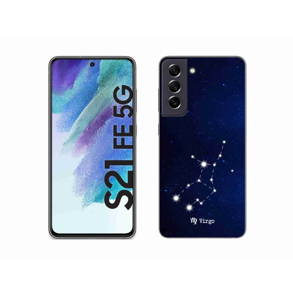 Gelový kryt mmCase na Samsung Galaxy S21 FE 5G - souhvězdí Panny