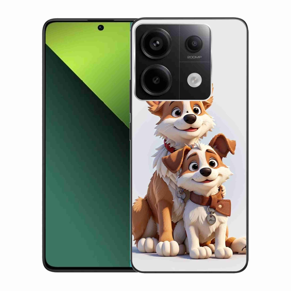 Gelový kryt mmCase na Xiaomi Redmi Note 13 Pro 5G/Poco X6 5G - kreslení psi