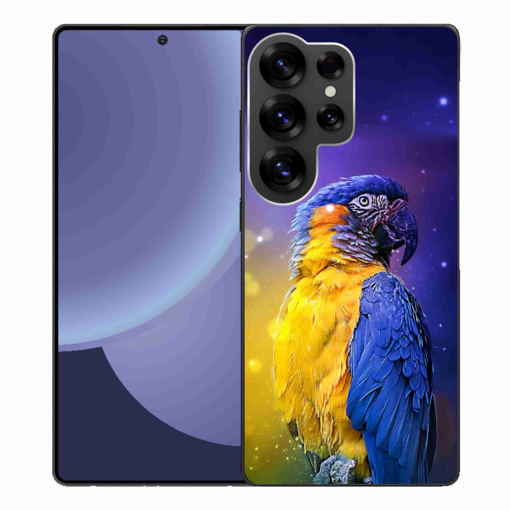 Gelový kryt mmCase na Samsung Galaxy S25 Ultra - papoušek ara 1