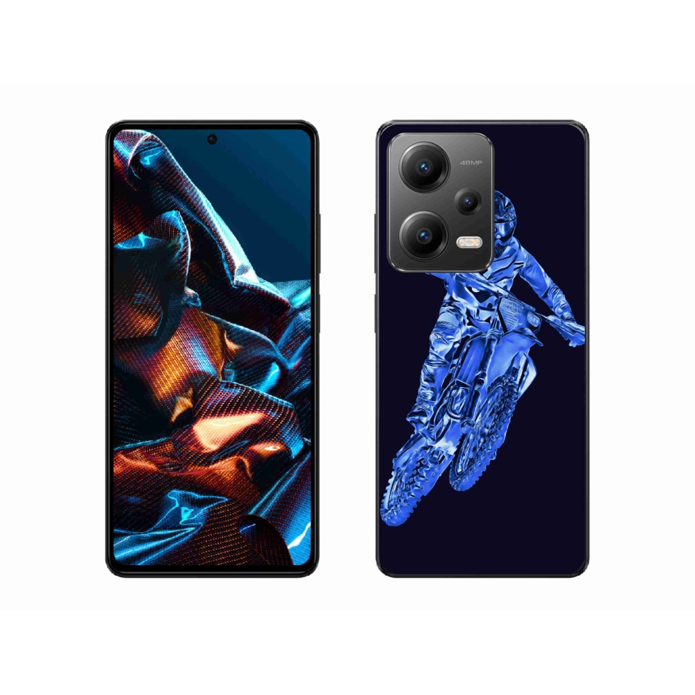 Gelový kryt mmCase na Xiaomi Redmi Note 12 Pro 5G - motocross 1