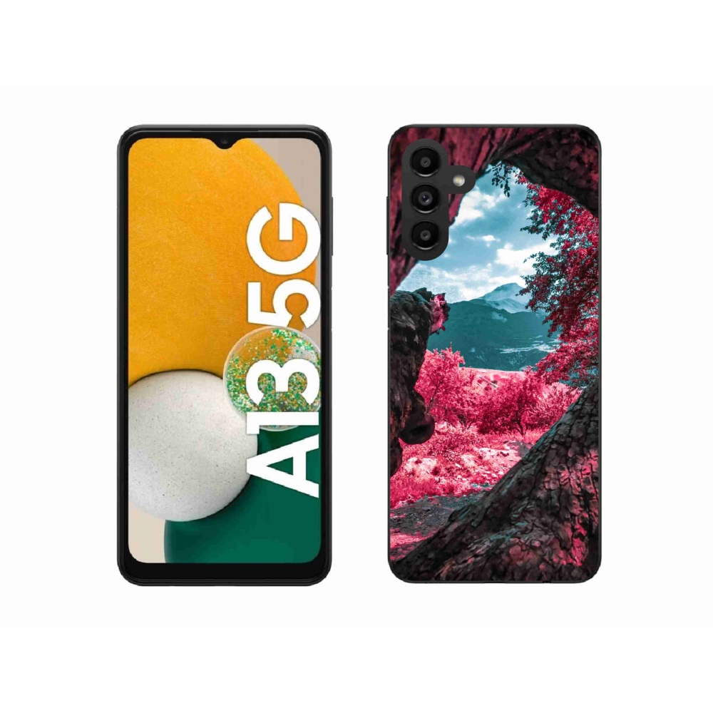 Gelový kryt mmCase na Samsung Galaxy A13 5G - výhled na hory