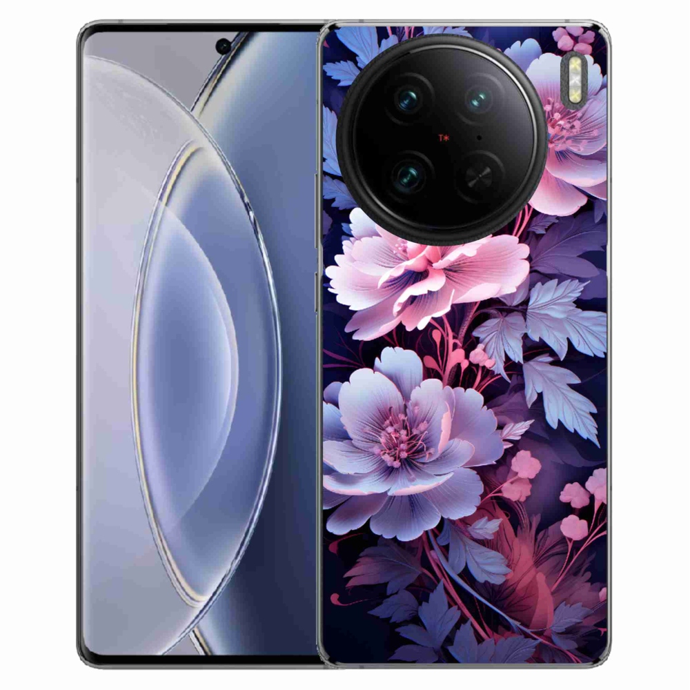 Gelový kryt mmCase na Vivo X90 Pro - květiny 11
