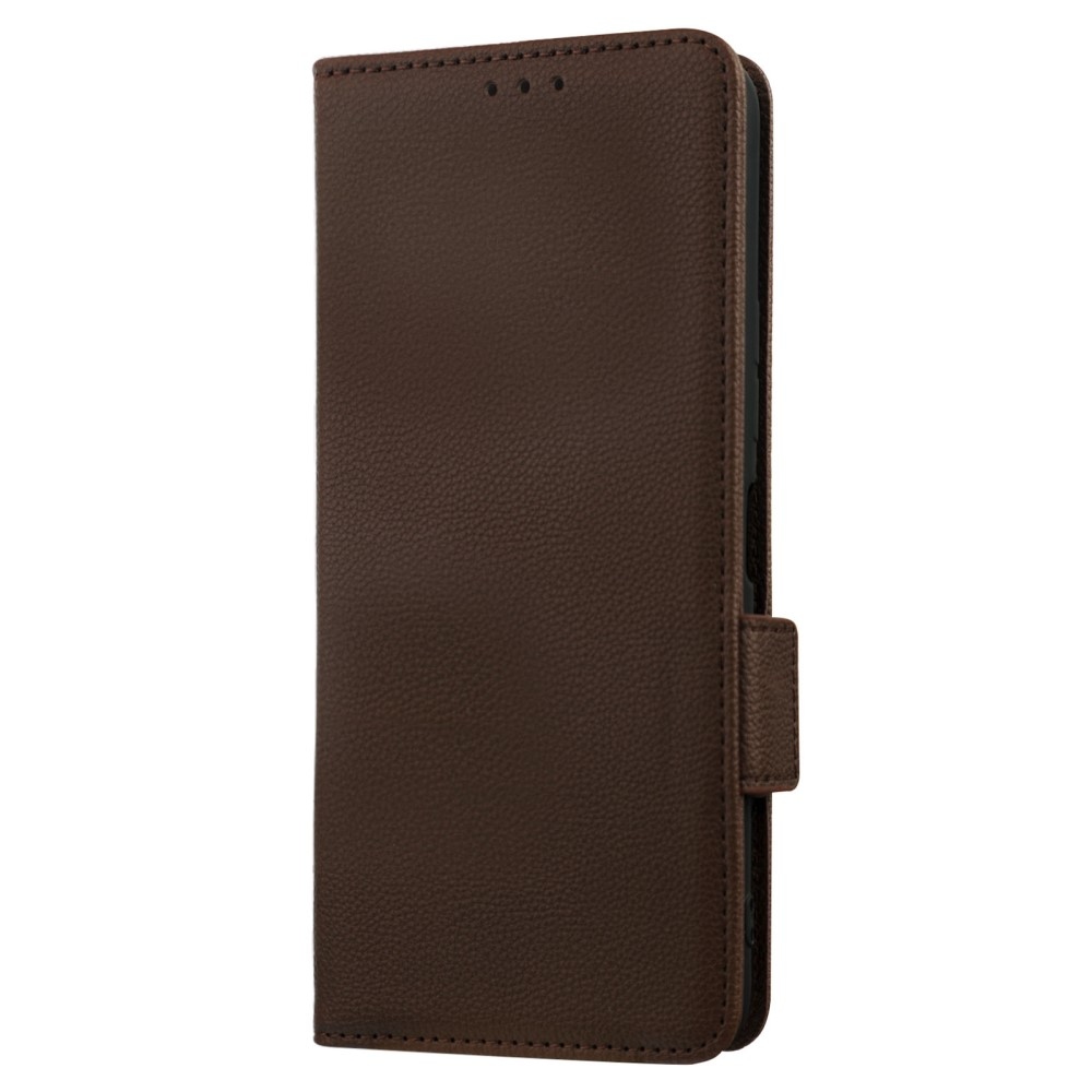 Wallet knížkové pouzdro na Vivo X80 Lite - hnědé