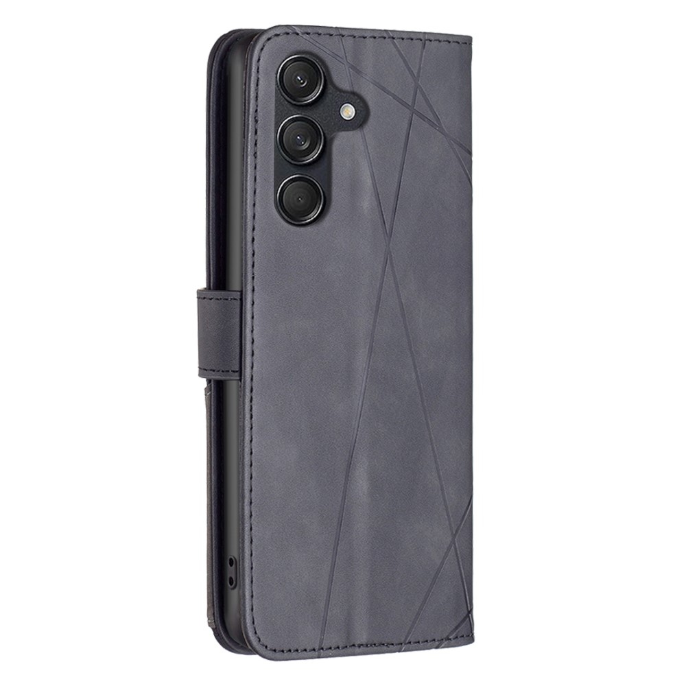 BINFEN knížkové pouzdro na Samsung Galaxy M55 5G - černé