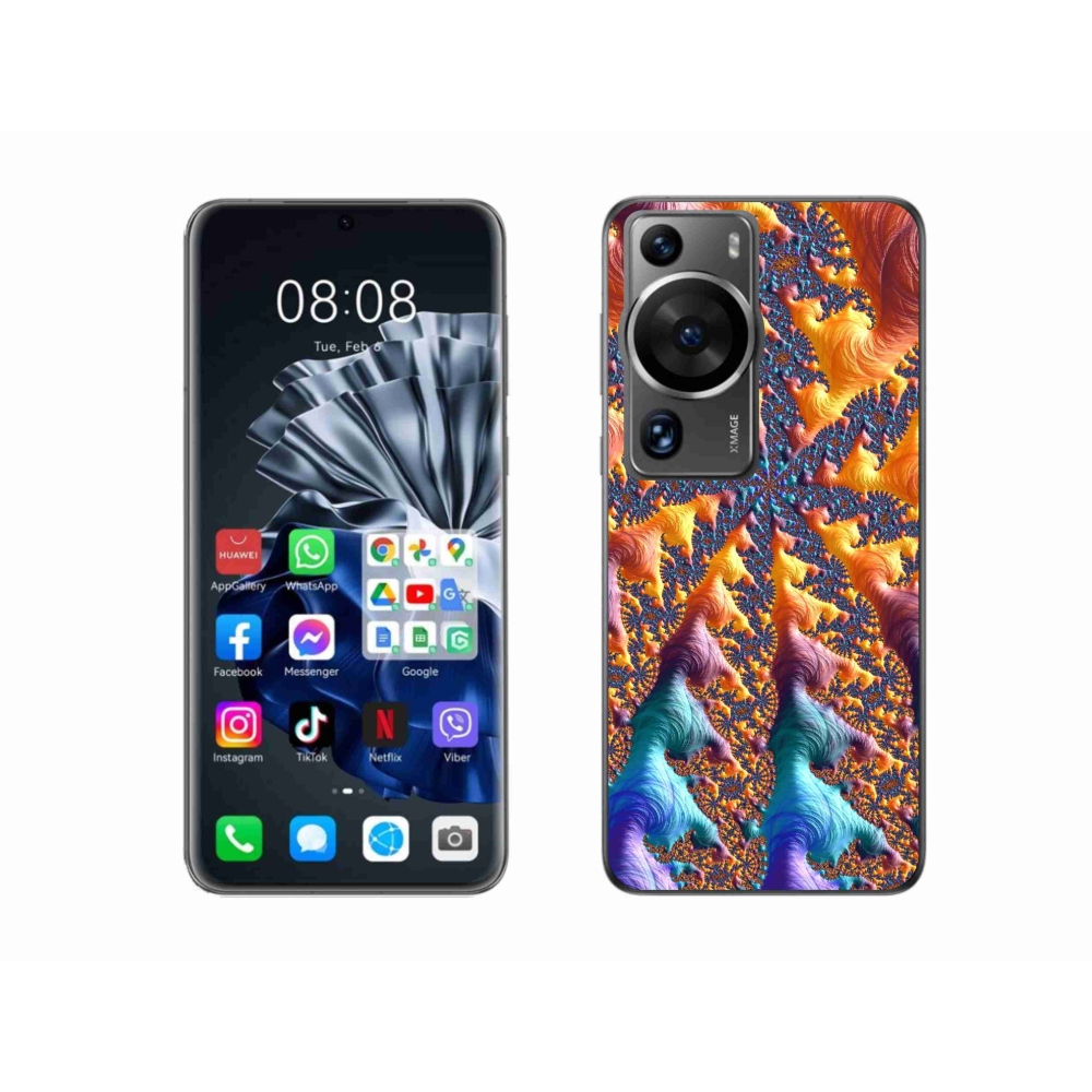 Gelový kryt mmCase na Huawei P60 Pro - abstraktní motiv 23