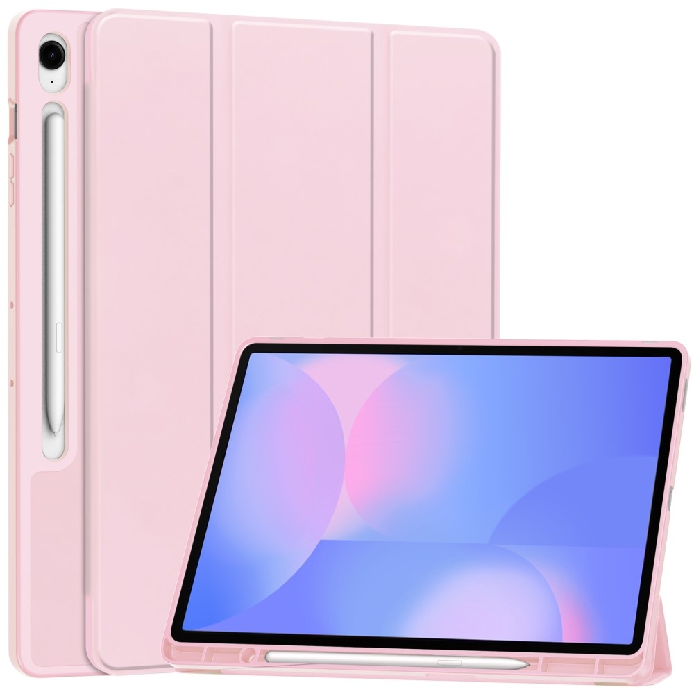 Cases chytré zavírací pouzdro na Samsung Galaxy Tab S10 FE+ - růžové