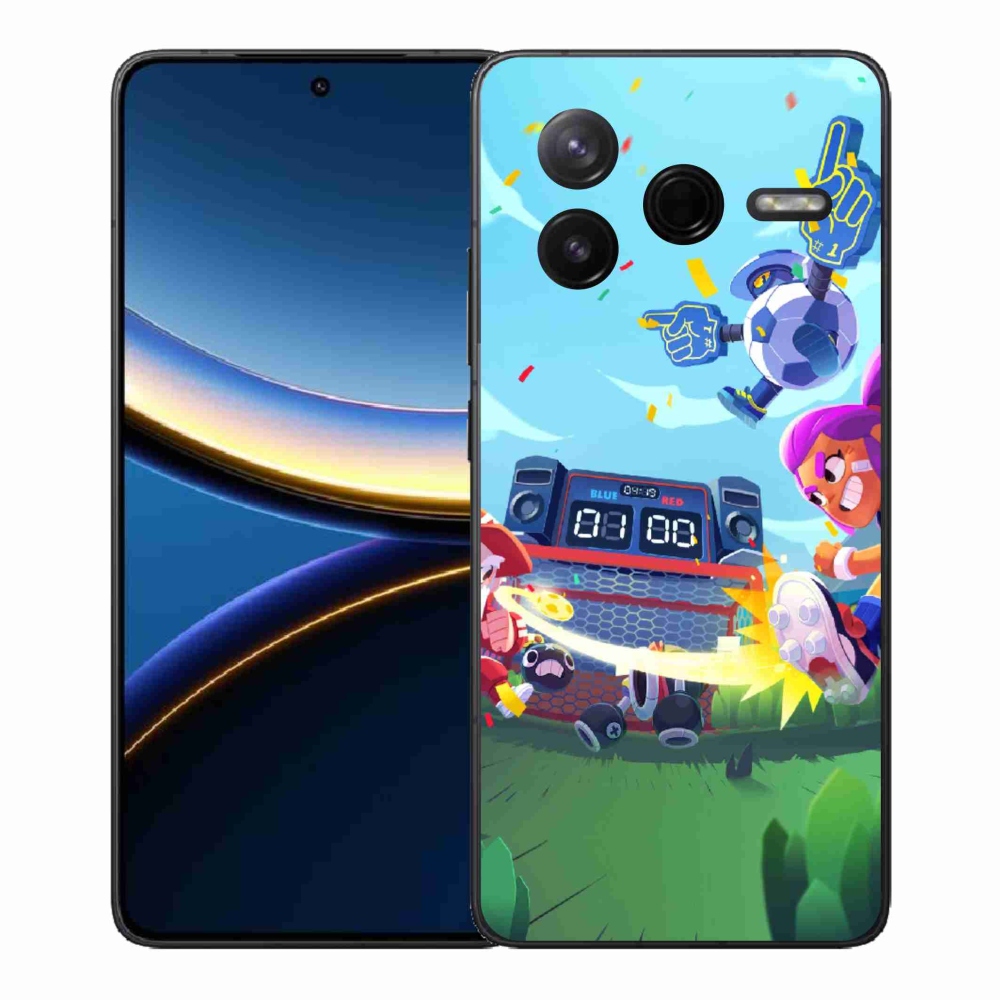 Gelový kryt mmCase na Xiaomi Poco F7 Pro - brawl stars 1