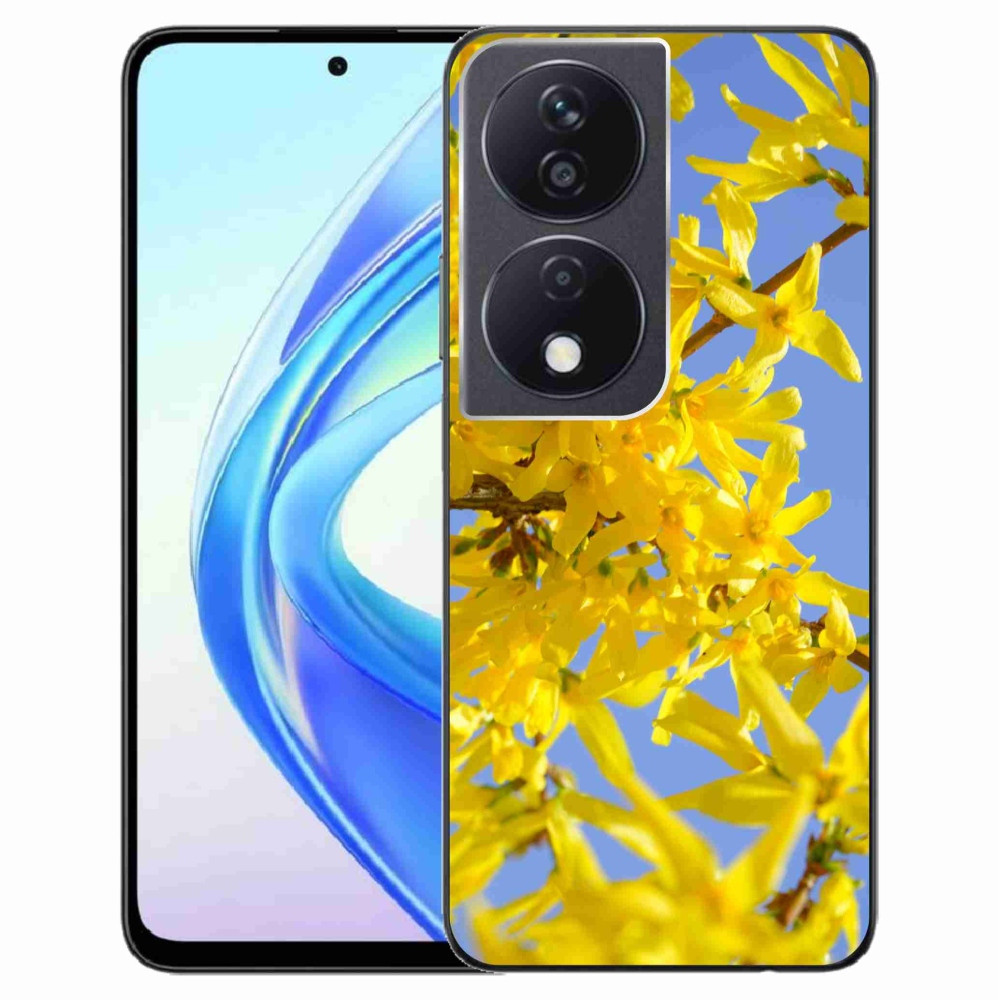 Gelový kryt mmCase na Honor X7b/Honor 90 Smart - žluté květy