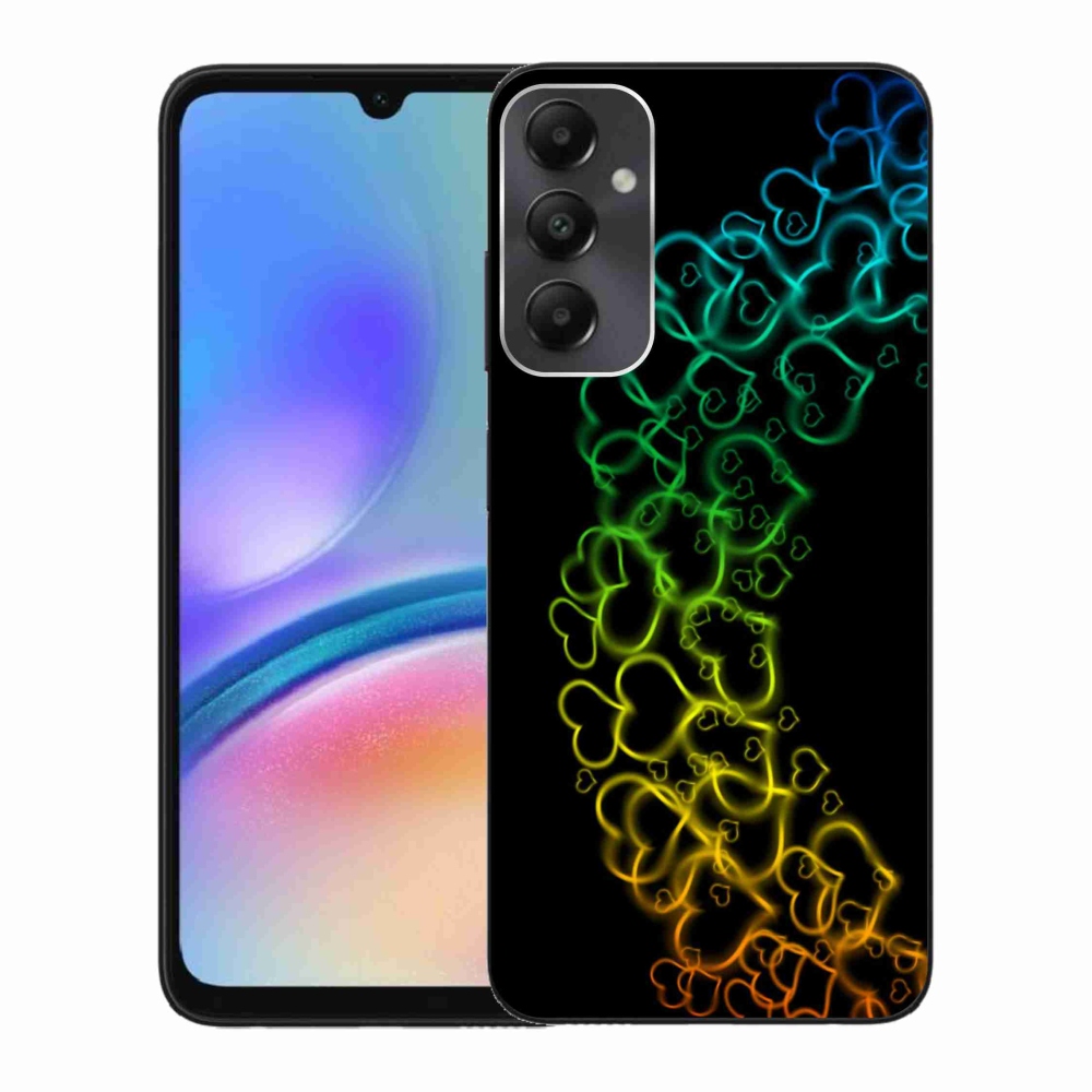 Gelový kryt mmCase na Samsung Galaxy A05s - barevná srdíčka