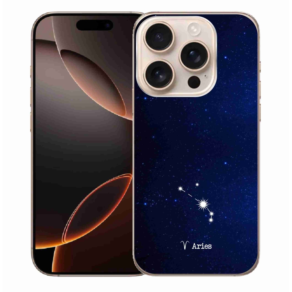 Gelový kryt mmCase na iPhone 16 Pro Max - souhvězdí Berana