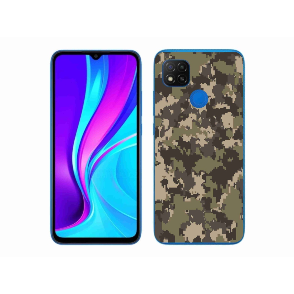 Gelový kryt mmCase na Xiaomi Redmi 9C - maskáčový vzor 12