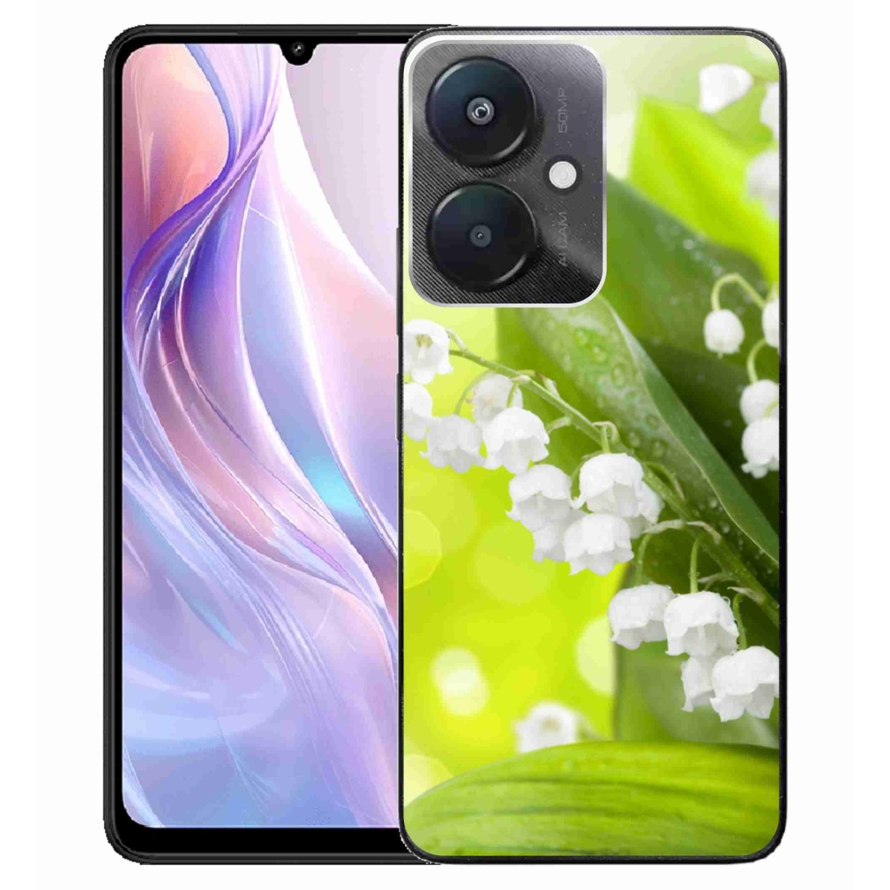 Gelový kryt mmCase na Xiaomi Redmi 13C 5G - konvalinka