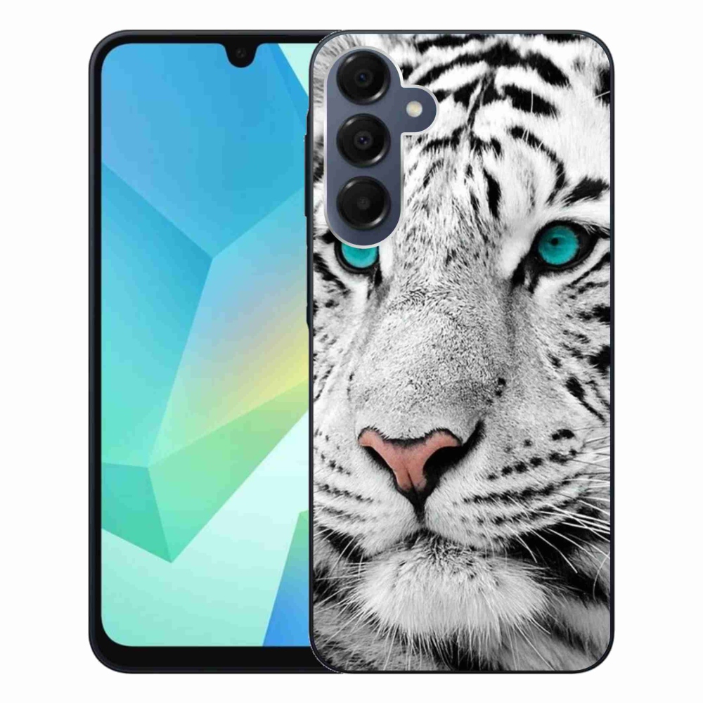 Gelový kryt mmCase na Samsung Galaxy A16 4G/5G - bílý tygr