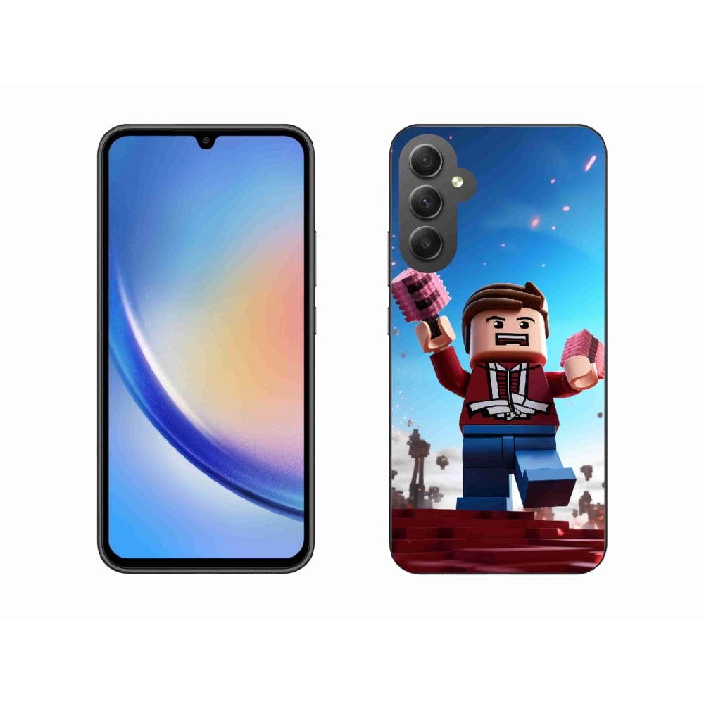 Gelový kryt mmCase na Samsung Galaxy A34 5G - roblox 2