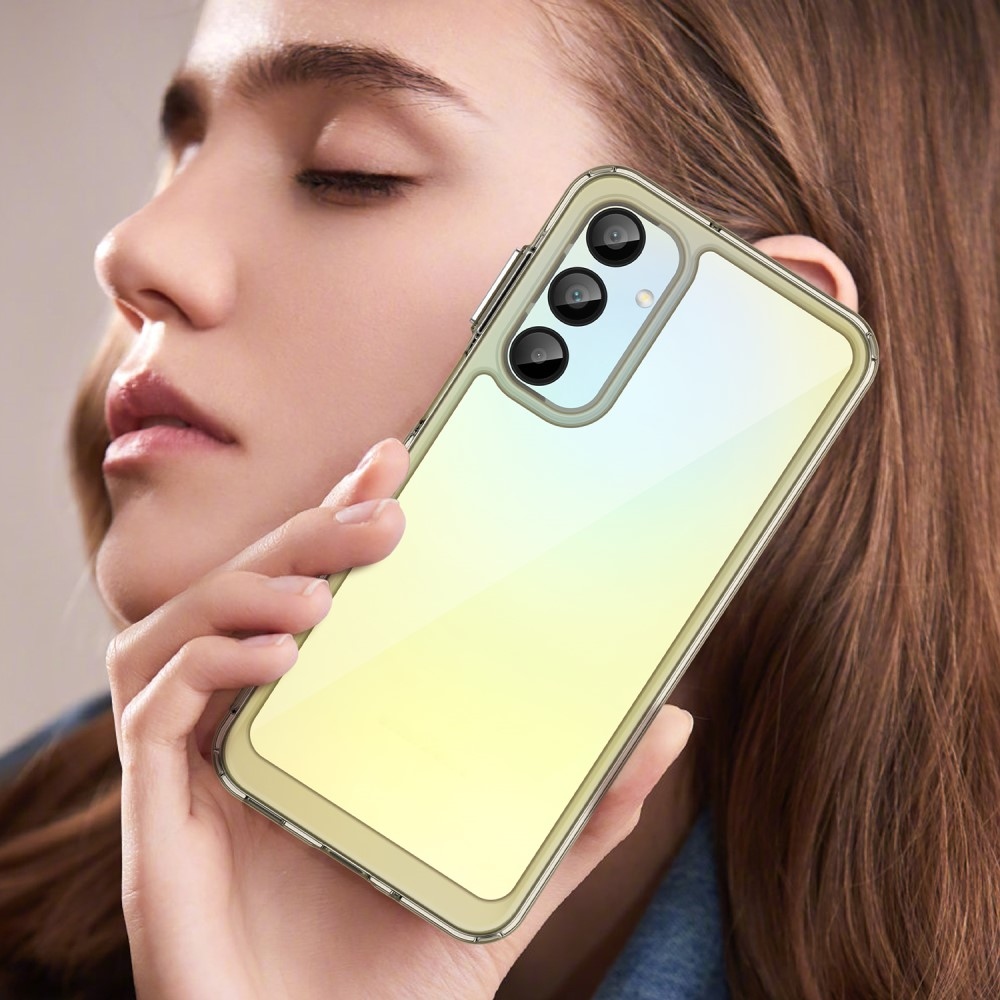 Gelový obal s pevnými zády na Samsung Galaxy A16 4G/5G - šedý
