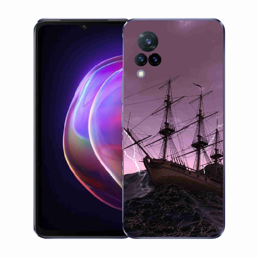 Gelový kryt mmCase na Vivo V21 4G/5G - loď v bouři