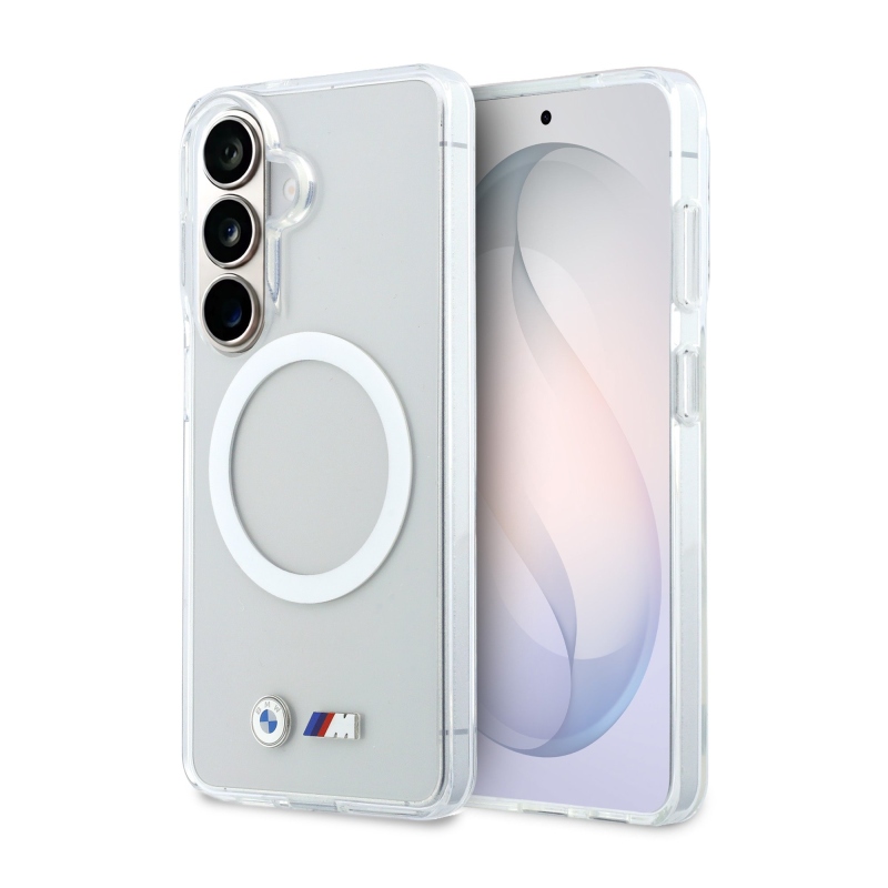 BMW M IML Metal Logo Magnetic Zadní Kryt pro Samsung Galaxy S26 Transparent