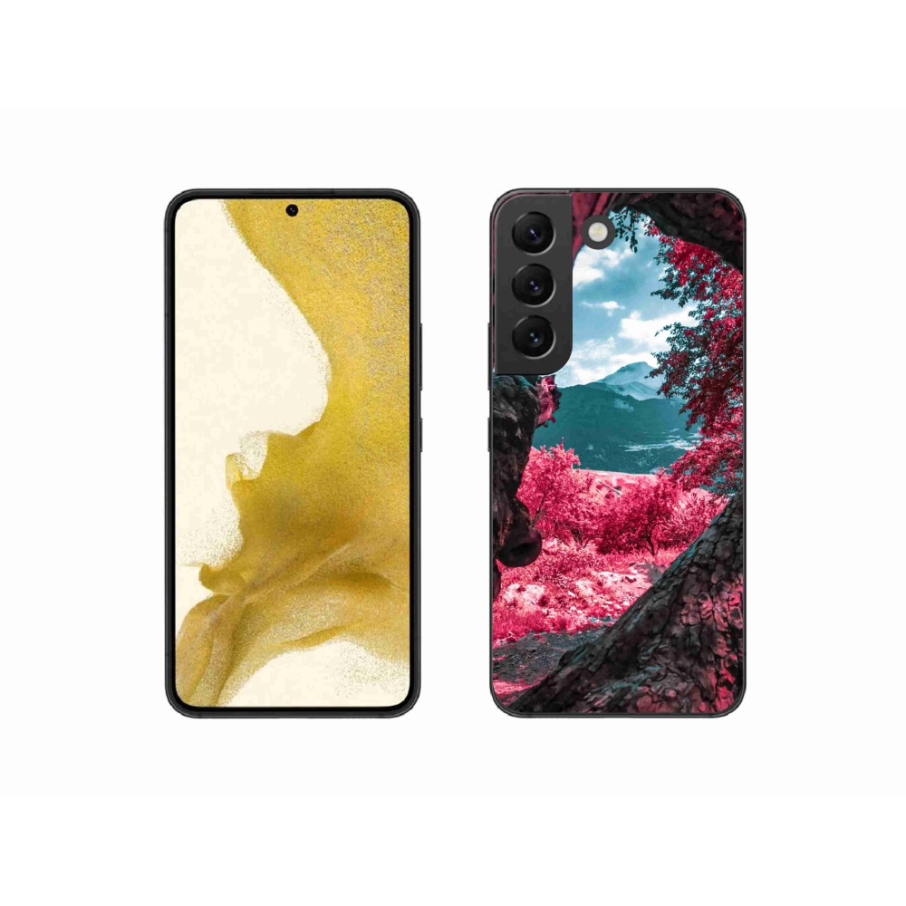 Gelový kryt mmCase na Samsung Galaxy S22 5G - výhled na hory