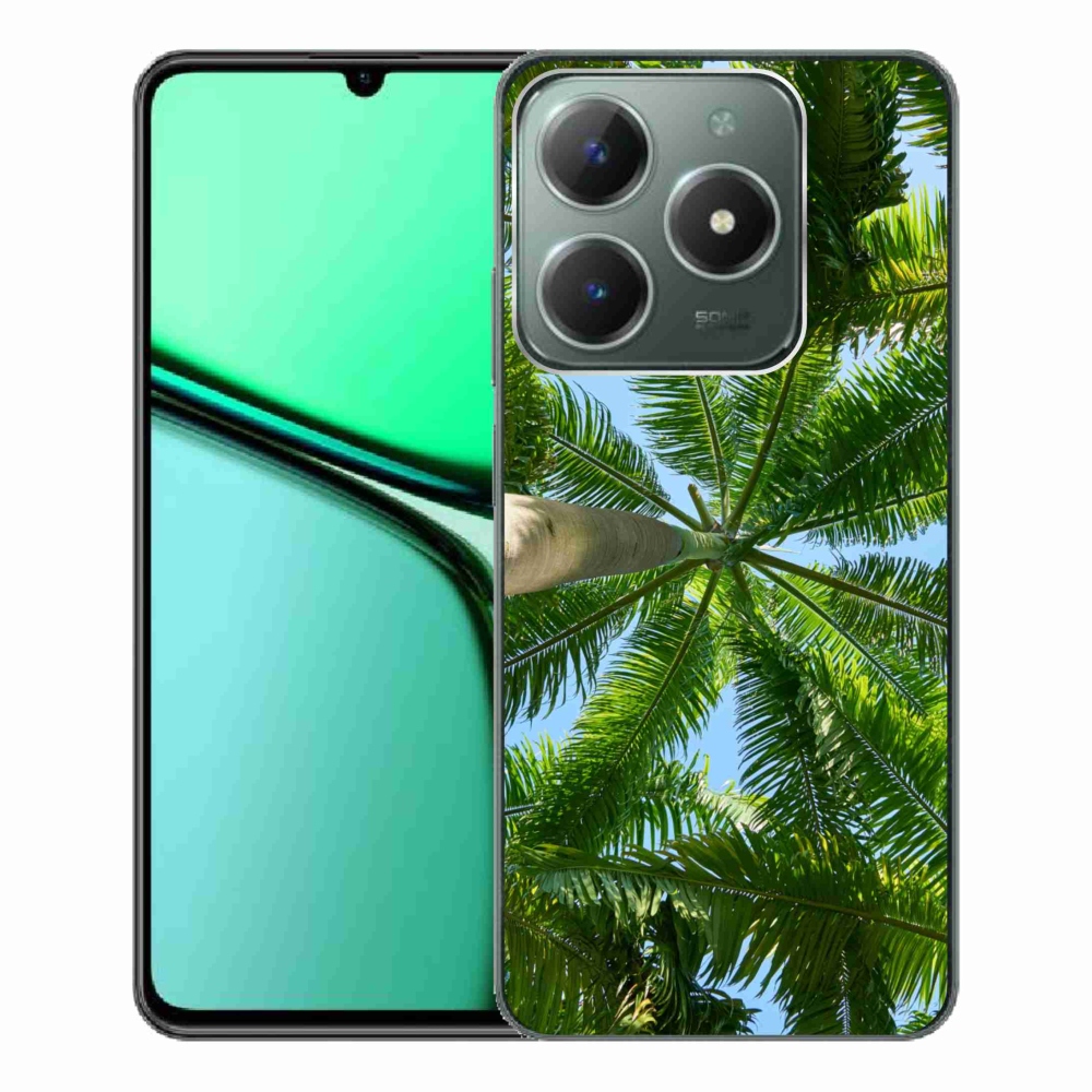Gelový kryt mmCase na Realme C61 - palmy