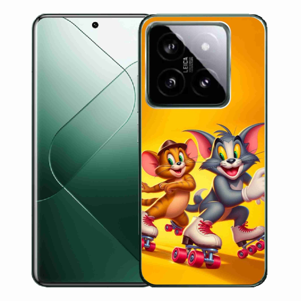 Gelový kryt mmCase na Xiaomi 14 Pro - tom a jerry