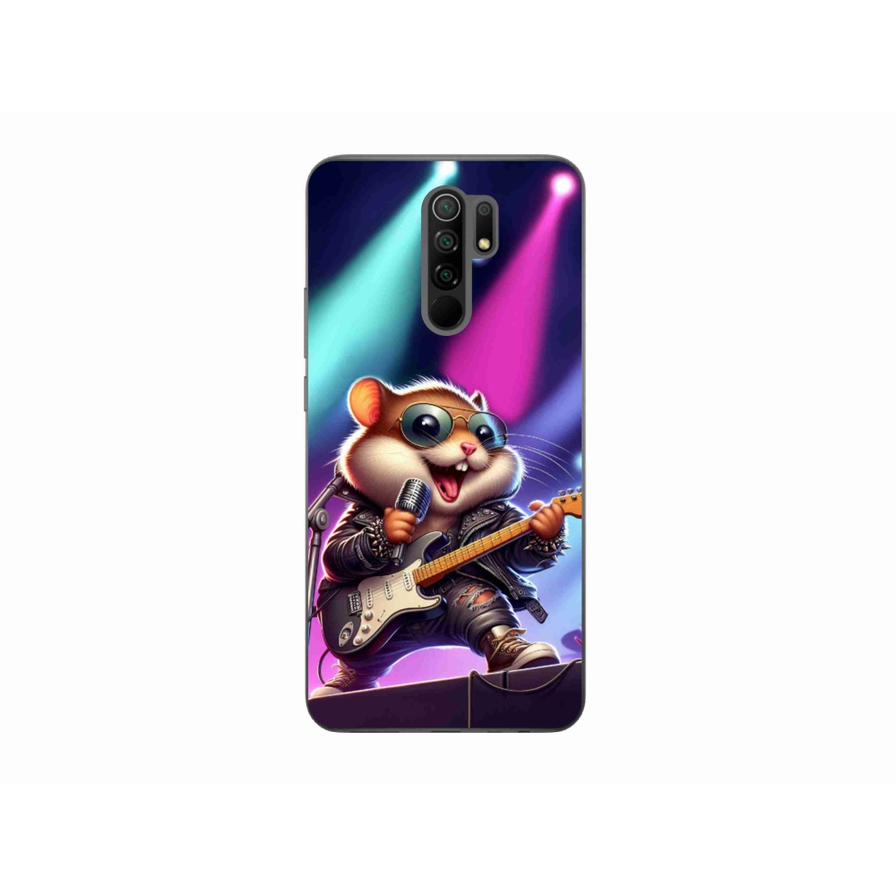 Gelový kryt mmCase na Xiaomi Redmi 9 - křeček rocker
