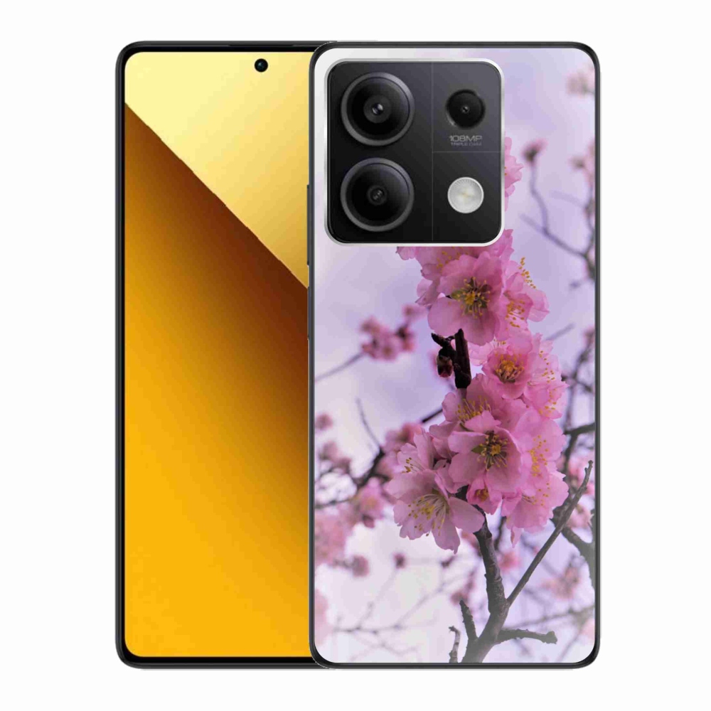 Gelový kryt mmCase na Xiaomi Redmi Note 13 5G - květiny 7