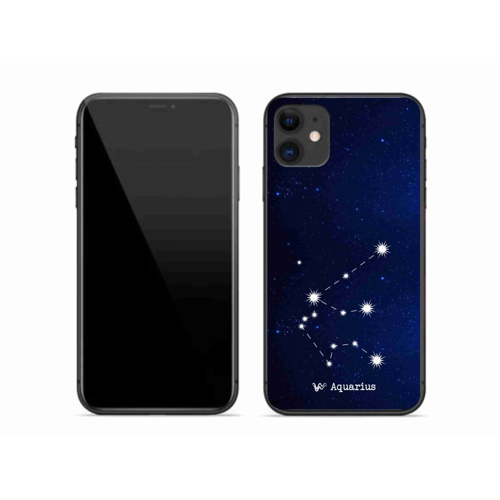 Gelový kryt mmCase na iPhone 11 - souhvězdí Vodnáře