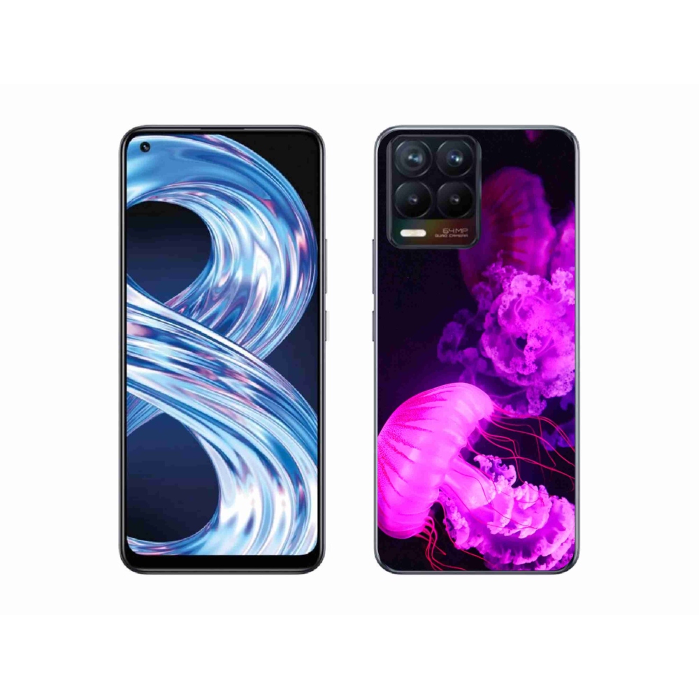 Gelový kryt mmCase na Realme 8 4G - medúza 1