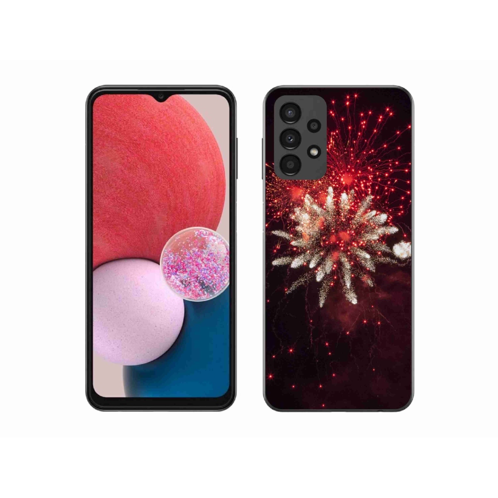 Gelový kryt mmCase na Samsung Galaxy A13 4G - ohňostroj