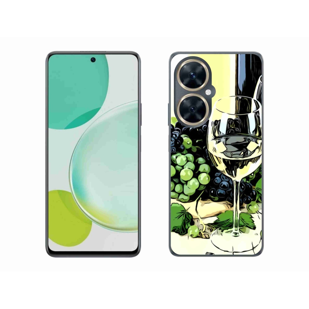 Gelový kryt mmCase na Huawei Nova 11i - sklenka vína