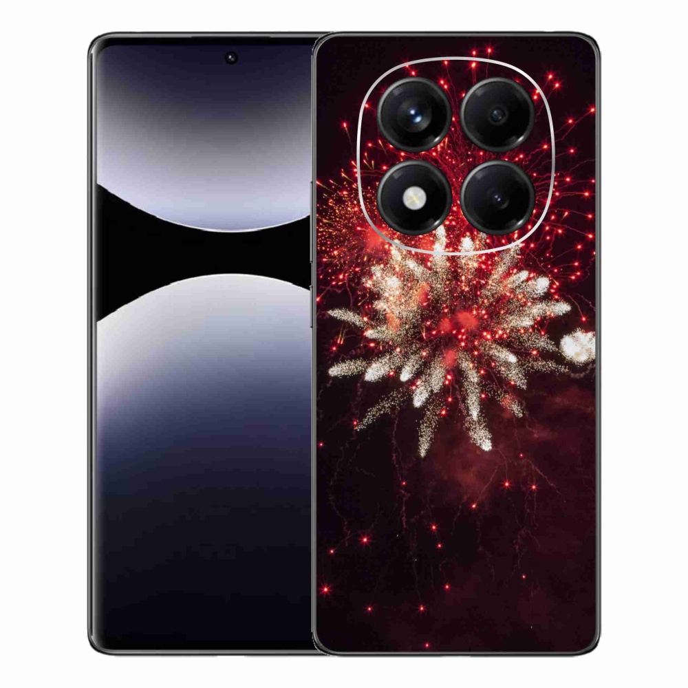 Gelový kryt mmCase na Xiaomi Redmi Note 14 Pro - ohňostroj