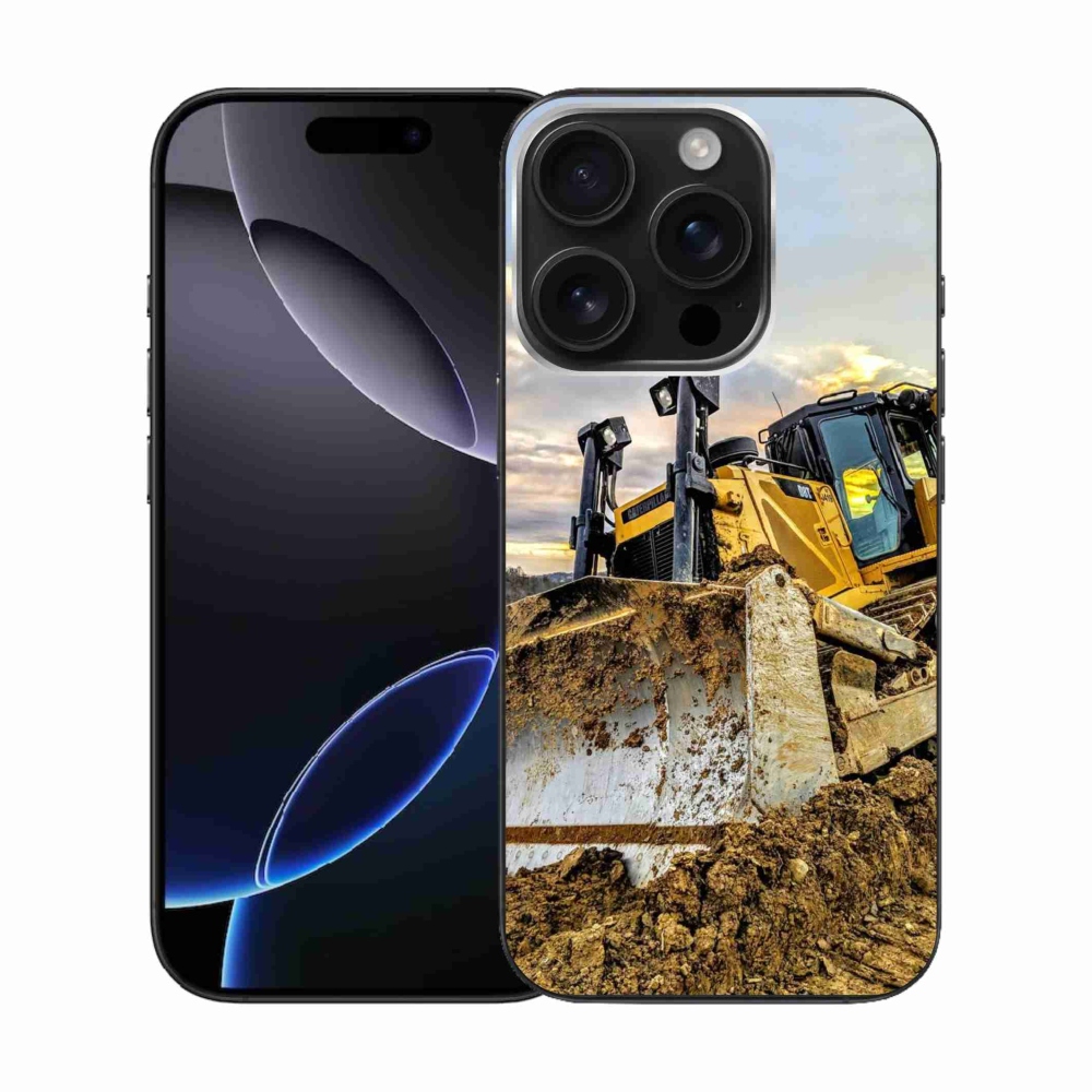 Gelový kryt mmCase na iPhone 16 Pro - bagr