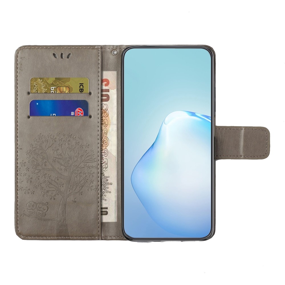 Tree knížkové pouzdro na Samsung Galaxy A56 5G - šedé