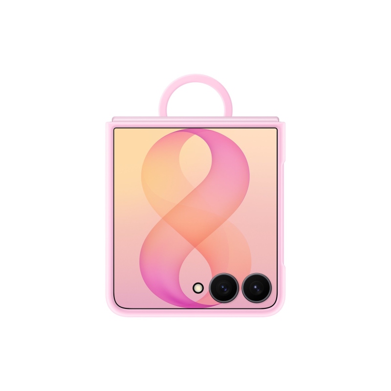 EF-EF776CVE Samsung Silikonový Magnetický Kryt s Kroužkem pro Galaxy Z Flip 8 Pink