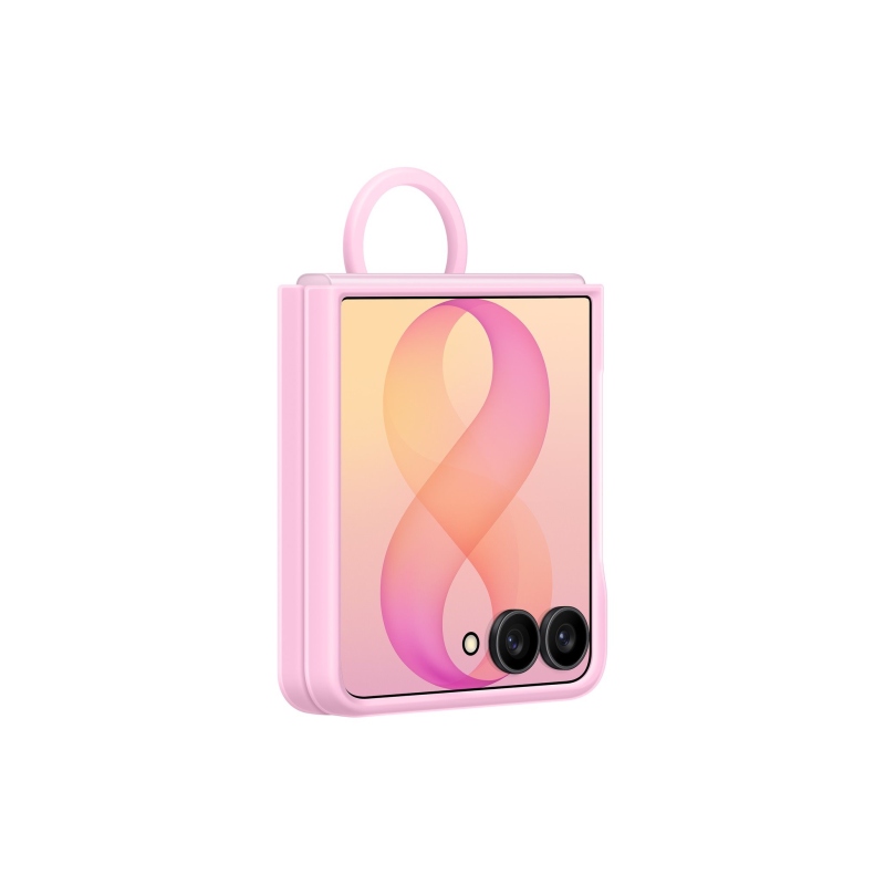 EF-EF776CVE Samsung Silikonový Magnetický Kryt s Kroužkem pro Galaxy Z Flip 8 Pink