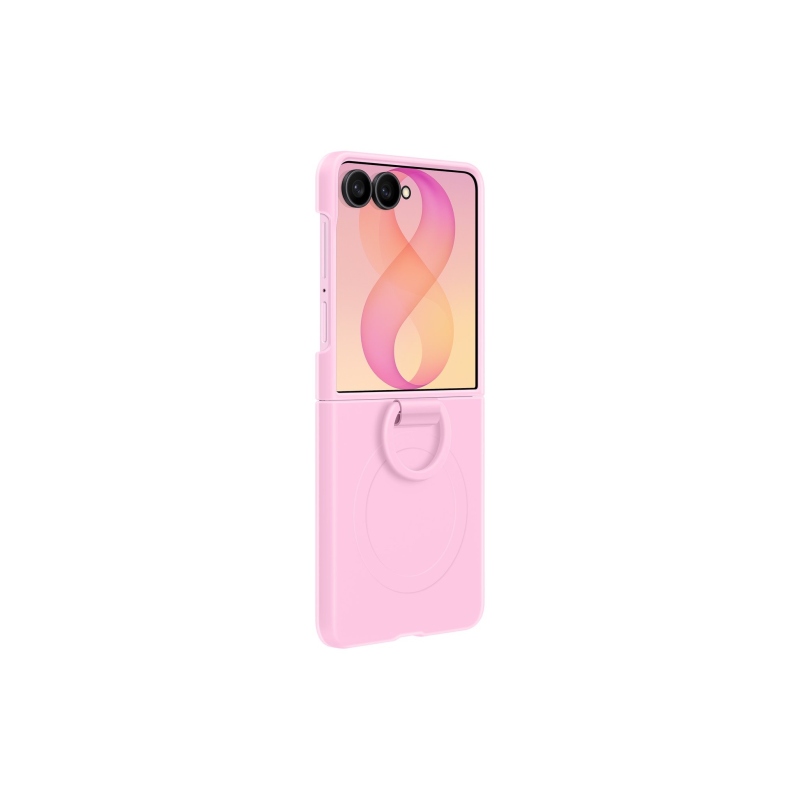 EF-EF776CVE Samsung Silikonový Magnetický Kryt s Kroužkem pro Galaxy Z Flip 8 Pink