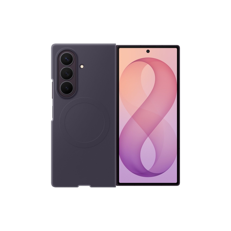 EF-EF976CVE Samsung Silikonový Magnetický Kryt pro Galaxy Z Fold 8 Ultra Violet Shadow