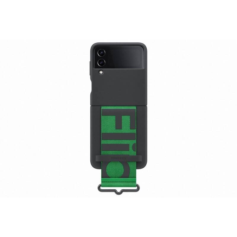 EF-GF721TBE Samsung Silikonový Kryt vč Popruhu pro Galaxy Z Flip 4 Black