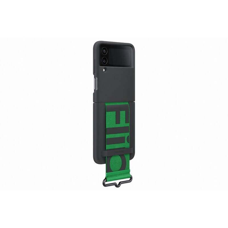 EF-GF721TBE Samsung Silikonový Kryt vč Popruhu pro Galaxy Z Flip 4 Black