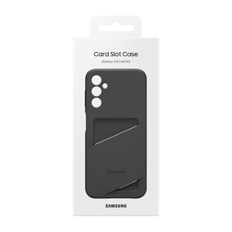 EF-OA146TBE Samsung Card Slot Kryt pro Galaxy A14/A14 5G Black