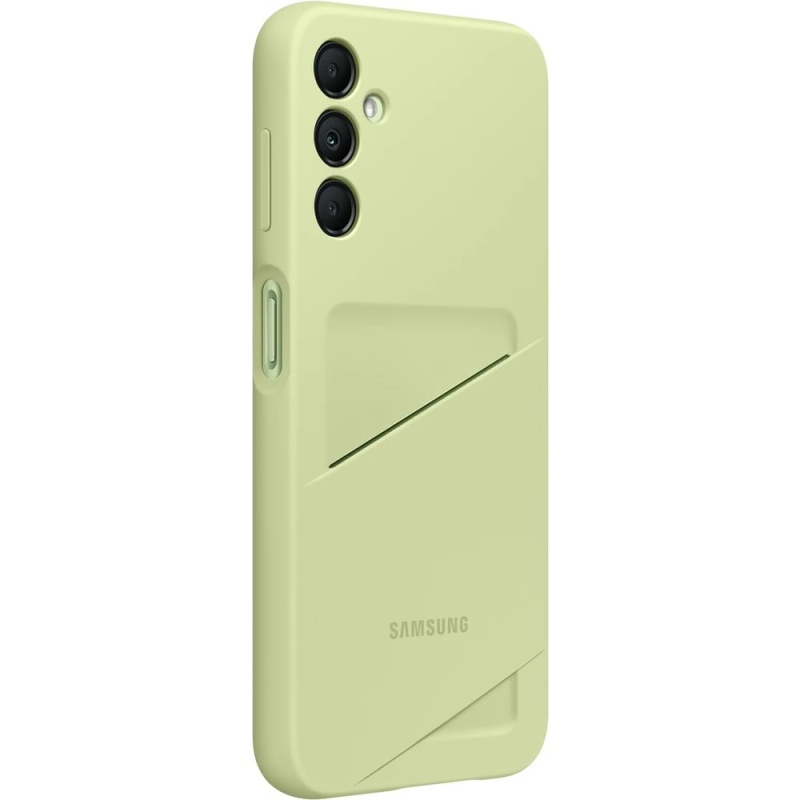 EF-OA146TGE Samsung Card Slot Kryt pro Galaxy A14/A14 5G Lime