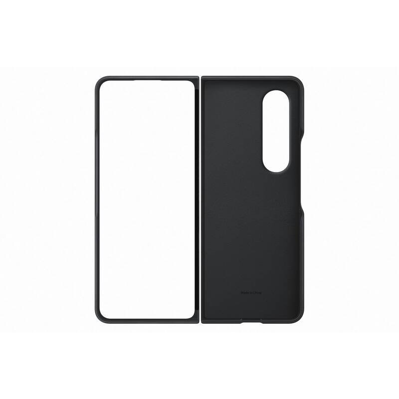 EF-VF936LBE Samsung Kožený Kryt pro Galaxy Z Fold 4 Black