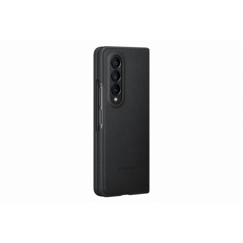EF-VF936LBE Samsung Kožený Kryt pro Galaxy Z Fold 4 Black