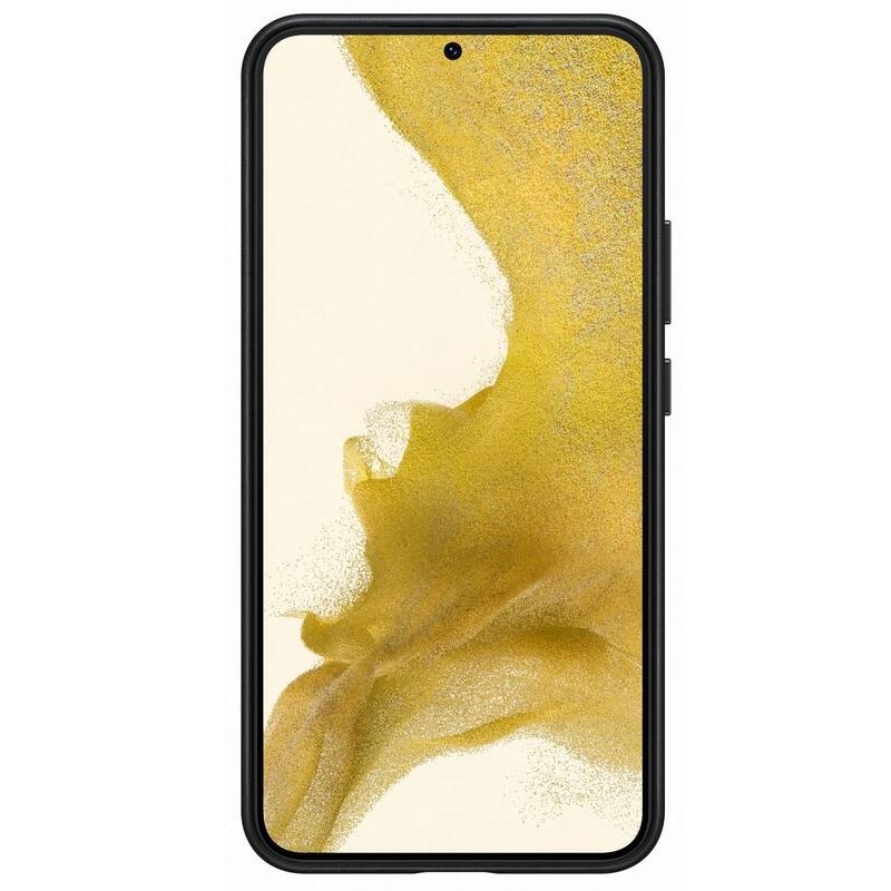 EF-VS906LBE Samsung Kožený Kryt pro Galaxy S22+ Black