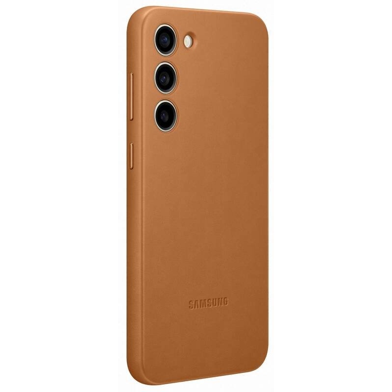 EF-VS916LAE Samsung Kožený Kryt pro Galaxy S23+ Camel